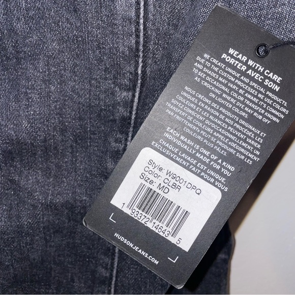 NWT Hudson Denim Folded Mini Dress - MEDIUM - Picture 5 of 6